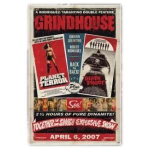  GRINDHOUSE PLANET TERROR DEATH PROOF   MOVIE POSTER(Size 