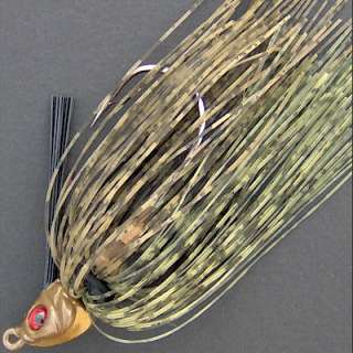 Wisconsin Style Swimming Jig ~ Watermelon ~ 1/4 oz (5/0) or 3/8 oz (5 