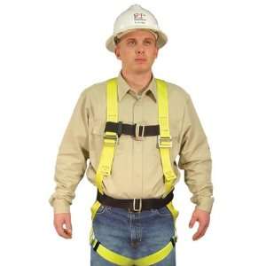  Full Body Harness w/Friction Buckle Leg Straps, Large 