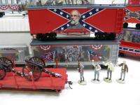 Civil War Confederate Express Train Set Hawthorne Bachmann Rebel Cars 