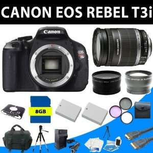  Canon EOS Rebel T3i 600D Digital SLR Camera with Canon EF 
