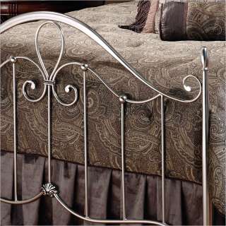 Hillsdale Doheny Metal Panel Antique Pewter Finish Bed  