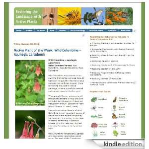   Restoring The Landscape With Native Plants Kindle Store Heather Holm