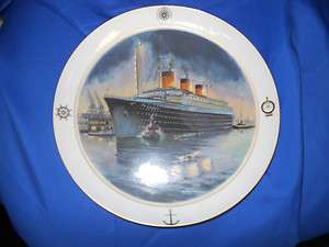 Bing & Grondahl Atlantic Liners Plate #6 SS Normandie  
