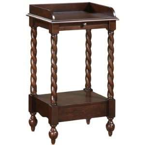  Powell Brown Cherry Telephone Accent Table