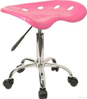 Pink Tattoo Parlor Nail Salon Beauty Shop Chair Stool  