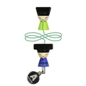  Alessi King & Queen Chin Bookmarker Green/Blue