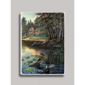  Loon Lake Refrigerator Magnet: Home & Kitchen