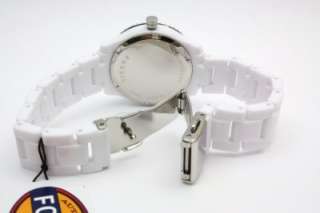   Stella Mini White Acrylic Band Pearl Watch Date 30mm ES2544  