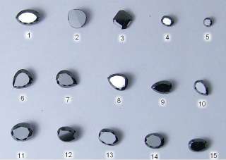 24.12CT CERTIFIED LOT LOOSE REAL NATURAL BLACK DIAMONDS  