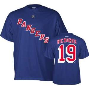  New York Rangers Brad Richards Reebok Royal Player T Shirt 