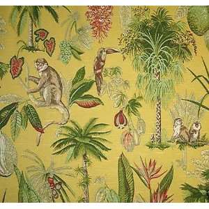   Parrot Etc Color Yellow Braemore Fabric By the Yard 
