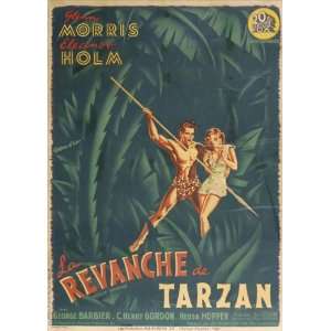  Tarzan s Revenge (1938) 27 x 40 Movie Poster French Style 