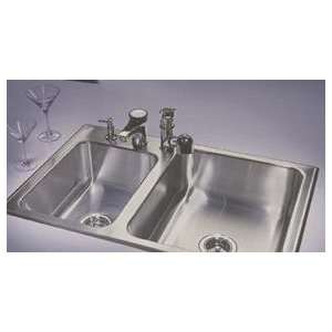   Topmount Stainless Steel Sink, ODLP 2233 A GR L (Without Tappings
