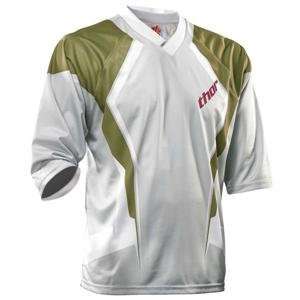  Thor Motocross Static Jersey   2009   3X Large/Silver 