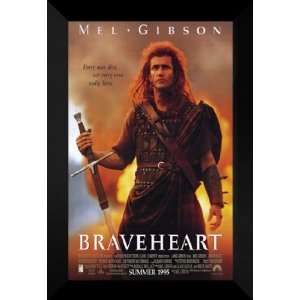  Braveheart 27x40 FRAMED Movie Poster   Style B   1995 