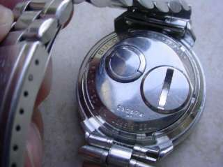   Vintage 1964 Bulova Accutron Astronaut Day Night. Stainless Bracelet