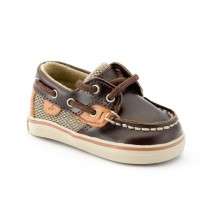 SPERRY TOPSIDER BABY BLUEFISH CHOCOLATE SIZE 1,2,3,4 PB31924  