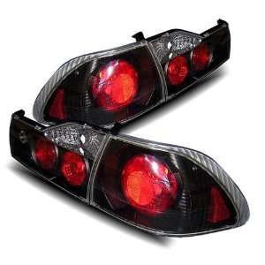  01 02 Honda Accord 4Dr Black Tail Lights: Automotive