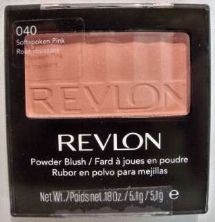 Revlon Powder Blush   SOFTSPOKEN PINK   #040  