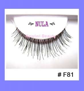 20 pairs ♥ NULA INVISIBLE BAND False Eyelash lash # F81  
