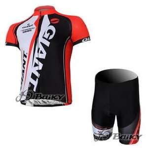 The new GIANT Red Giant series of short sleeved jersey suit 
