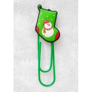   Stocking Decorative Paper Clip/Bookmark BM109: Office Products