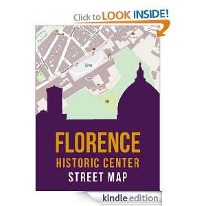 Florence, Italy Historic City Center Street Map eReaderMaps, Jane 