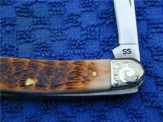   Bolsters Rare Medium Stockman Knife ~ Case xx Handmade In The United