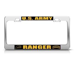  Army Ranger Metal Military license plate frame Tag Holder: Automotive