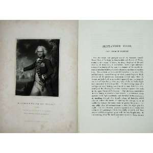   Memoirs Portrait 1836 Alexander Hood Viscount Bridport