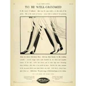  1927 Ad McCallum Hosiery Silk Hose Clothing Accessories 