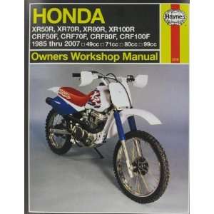  Haynes Honda XR80R/XR100R CRF80F/100F 85 04 Repair Manual 