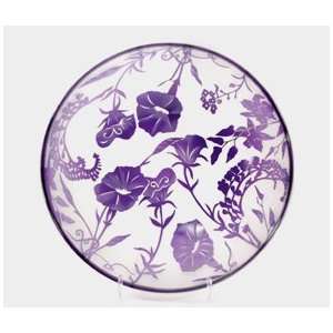  Correia Designer Art Glass, Bowl Lilac Botanical: Home 