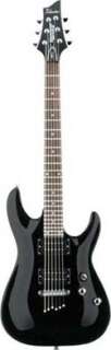    Schecter Omen 6 Electric Guitar (Gloss Black) Musical Instruments