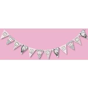  Brocade Bridal Shower Partyware In Pink Banner 
