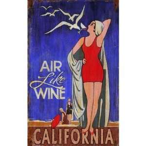  Air Like Wine Vintage Sign