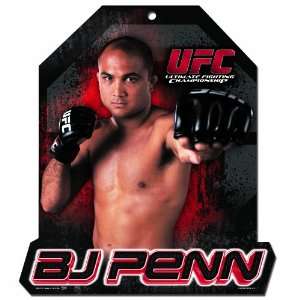  UFC Bj Penn 11 x 13 Wood Sign: Everything Else