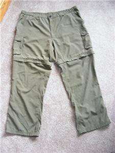Mens Boy Scout Switchback Convertible Hiking Pants XL  
