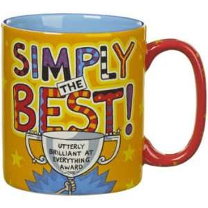  Simply the Best Novelty Coffee/tea Mug: Kitchen & Dining
