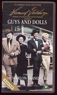 GUYS AND DOLLS / SINATRA BRANDO / MUSICAL / UK PAL VHS  