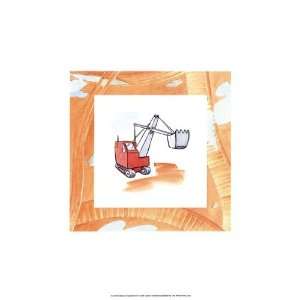   Steamshovel   Poster by Charles Swinford (13x19): Home & Kitchen