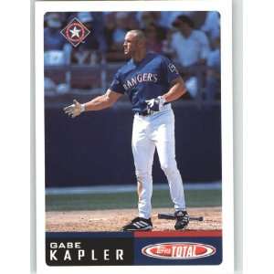  2002 Topps Total #981 Gabe Kapler   Texas Rangers 