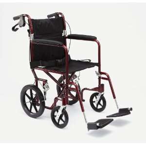  Deluxe Aluminum Transport Chair   MDS808210AR Health 