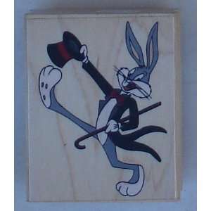 Bugs Bunny Top Hat & Tails Wood Mounted Rubber Stamp (Discontinued 