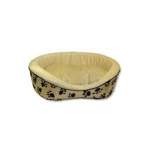  Sweet Pet Home PB8003 Beige with Black Paws Form Bed Pet 