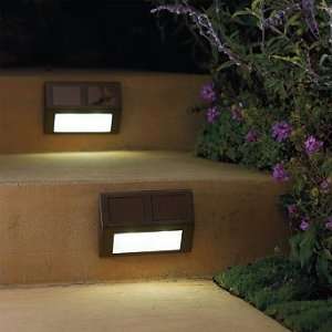  Set of Four Solar Wedge Lights   Bronze   Frontgate: Patio 