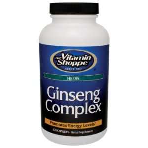  Vitamin Shoppe   Ginseng Complex, 300 capsules Health 