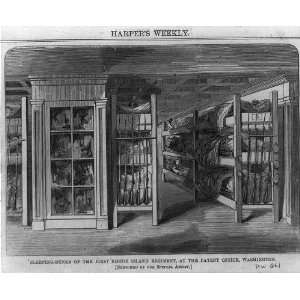  Sleeping Bunks,Rhode Island Regiment,Patent Office,1861 
