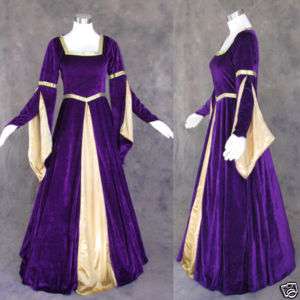 Medieval Renaissance Gown Dress Costume LOTR Wedding 2X  